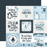Echo Park Cut-Outs - The Magic of Winter - 4x4 Journaling Cards