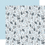 Echo Park Papers - The Magic of Winter - Blustery Branches - 2 Sheets