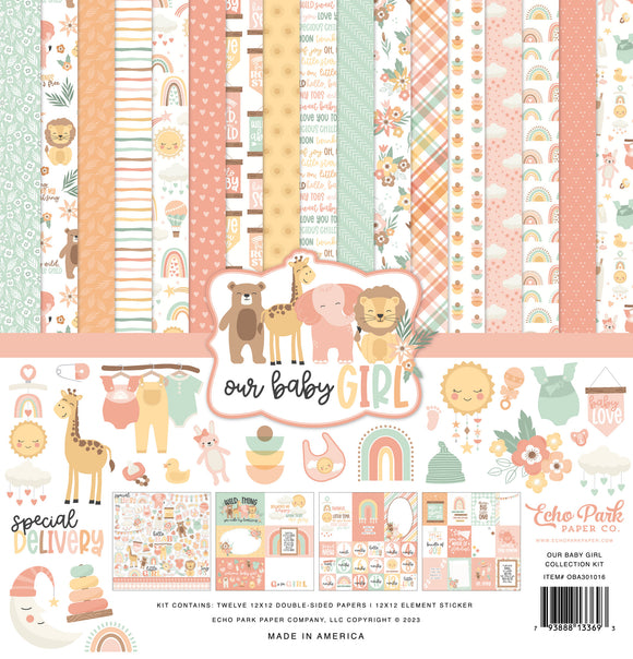 Echo Park Collection Kit - Our Baby - Girl