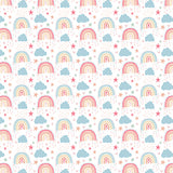 Echo Park Papers - Our Little Princess - Rainbows - 2 Sheets
