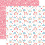 Echo Park Papers - Our Little Princess - Rainbows - 2 Sheets