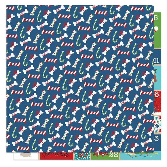 Photo Play Papers - Santa Paws - Dogs - For the Dog - 2 Sheets