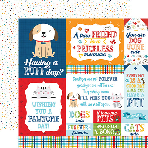 Echo Park Cut-Outs - Pets - Multi Journaling Cards