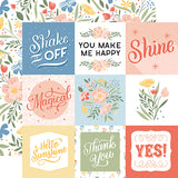 Echo Park Cut-Outs - Salutations No. 1 - 4x4 Journaling Cards