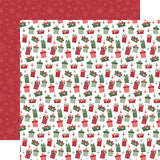 Echo Park Papers - Santa Claus Lane - Packaged Presents - 2 Sheets