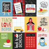 Echo Park Cut-Outs - School Rules - 3x4 Journaling Cards