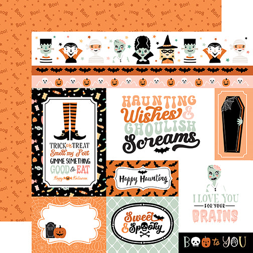 Echo Park Cut-Outs - Spooktacular Halloween - Multi Journaling Cards