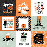 Echo Park Cut-Outs - Spooktacular Halloween - 4x4 Journaling Cards