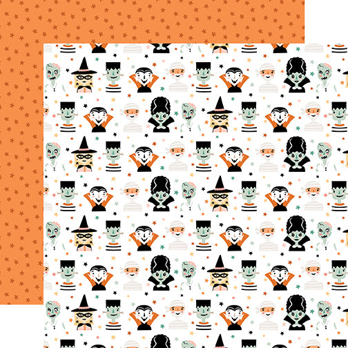 Echo Park Papers - Spooktacular Halloween - Spooktacular Costumes - 2 Sheets
