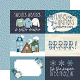 Echo Park Cut-Outs - Snowed In - 6x4 Journaling Cards