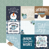 Echo Park Cut-Outs - Snowed In - 4x4 Journaling Cards