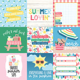 Echo Park Cut-Outs - Sun Kissed - 4x4 Journaling Cards