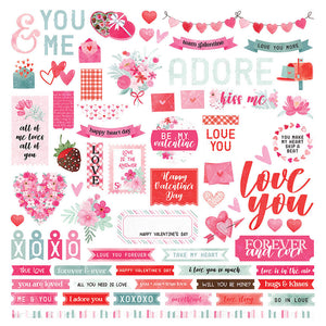 Photo Play 12x12 Cardstock Stickers - Smitten