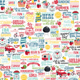 Echo Park Papers - A Slice of Summer - Fun In the Sun - 2 Sheets