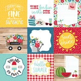 Echo Park Cut-Outs - A Slice of Summer - 4x4 Journaling Cards