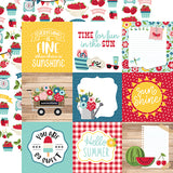 Echo Park Cut-Outs - A Slice of Summer - 4x4 Journaling Cards