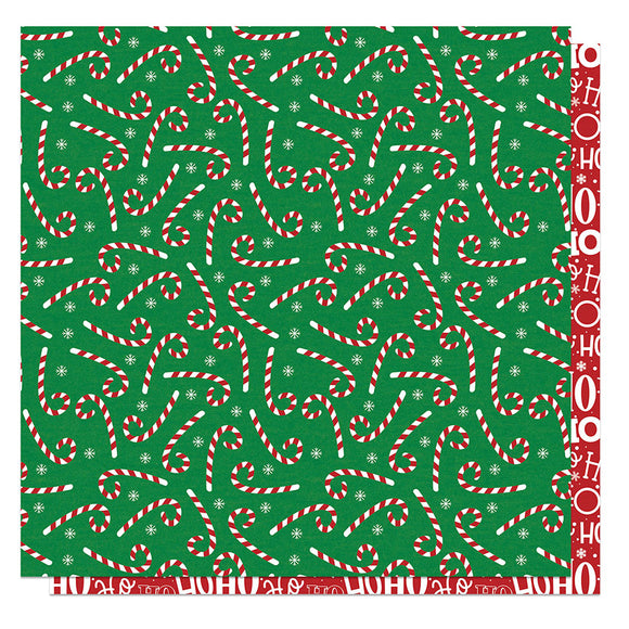 Photo Play Papers - Santa Please Stop Here - December Magic - 2 Sheets