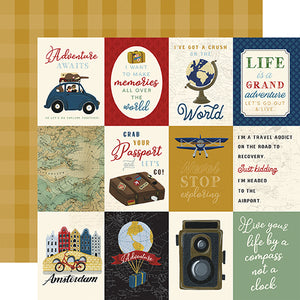 Echo Park Cut-Outs - Scenic Route - 3x4 Journaling Cards