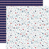 Echo Park Papers - Stars & Stripes Forever - Spirited Stars - 2 Sheets