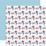 Echo Park Papers - Stars & Stripes Forever - Life and Liberty - 2 Sheets