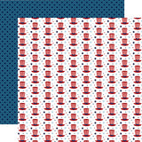 Echo Park Papers - Stars & Stripes Forever - Honorable Hat - 2 Sheets