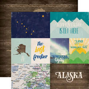 Echo Park Papers - Stateside - Alaska - 2 Sheets