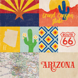 Echo Park Papers - Stateside - Arizona - 2 Sheets