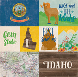 Echo Park Papers - Stateside - Idaho - 2 Sheets