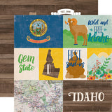 Echo Park Papers - Stateside - Idaho - 2 Sheets