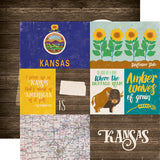 Echo Park Papers - Stateside - Kansas - 2 Sheets