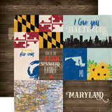 Echo Park Papers - Stateside - Maryland - 2 Sheets