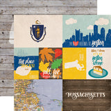 Echo Park Papers - Stateside - Massachusetts - 2 Sheets