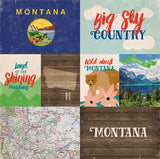 Echo Park Papers - Stateside - Montana - 2 Sheets