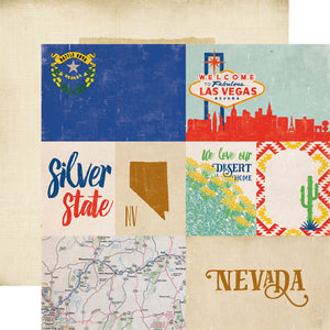 Echo Park Papers - Stateside - Nevada - 2 Sheets