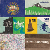 Echo Park Papers - Stateside - New Hampshire - 2 Sheets