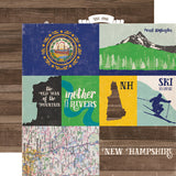 Echo Park Papers - Stateside - New Hampshire - 2 Sheets