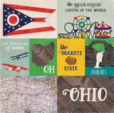 Echo Park Papers - Stateside - Ohio - 2 Sheets