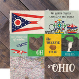 Echo Park Papers - Stateside - Ohio - 2 Sheets