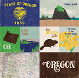 Echo Park Papers - Stateside - Oregon - 2 Sheets