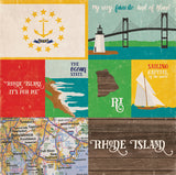 Echo Park Papers - Stateside - Rhode Island - 2 Sheets