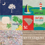 Echo Park Papers - Stateside - South Carolina - 2 Sheets