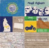 Echo Park Papers - Stateside - South Dakota - 2 Sheets