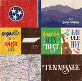 Echo Park Papers - Stateside - Tennessee - 2 Sheets