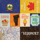 Echo Park Papers - Stateside - Vermont - 2 Sheets