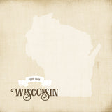 Echo Park Papers - Stateside - Wisconsin - 2 Sheets