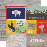 Echo Park Papers - Stateside - Wyoming - 2 Sheets