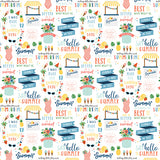 Echo Park Papers - Summertime - Hello Summer - 2 Sheets