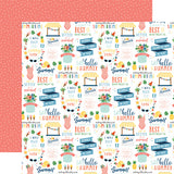 Echo Park Papers - Summertime - Hello Summer - 2 Sheets