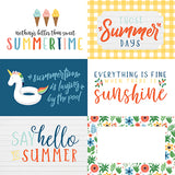Echo Park Cut-Outs - Summertime - 6x4 Journaling Cards