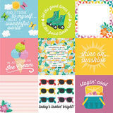 Echo Park Cut-Outs - Sunny Days Ahead - 4x4 Journaling Cards
